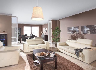 Moderne Sofagarnitur 3+1+1 Sitzer Sofa Couch Polster Garnitur Couchen